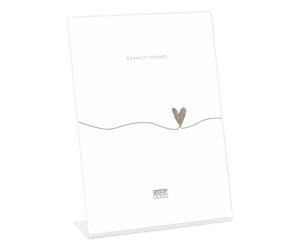 Kader scamosciato con voce in legno per una foto verticale 10x15 S58RL1