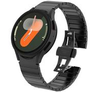 KADES Cinturino in acciaio inox compatibile con Samsung Galaxy Watch 7/6/5/4/FE Pro Classic 43 mm 47 mm 45 mm 40 mm 44 mm 42 mm 46 mm uomo donna nero
