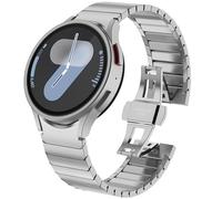 KADES Cinturino in acciaio inox compatibile con Samsung Galaxy Watch 7/6/5/4/FE Pro Classic 43 mm 47 mm 45 mm 40 mm 44 mm 42 mm 46 mm uomo donna argento