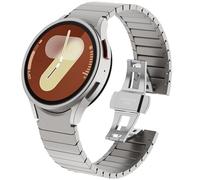 KADES Cinturino in acciaio inox compatibile con Samsung Galaxy Watch 7/6/5/4/FE Pro Classic 43 mm 47 mm 45 mm 40 mm 44 mm 42 mm 46 mm uomo donna titanio