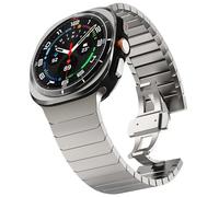 KADES Compatibile con Samsung Galaxy Watch Ultra, 24 mm, design largo, cinturino in metallo per Galaxy Watch Ultra 47 mm, titanio