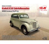 Kadett K38 Cabriolimousine, WWII German Staff Car 1:35 Plastic Model Kit ICM