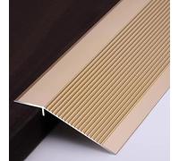 KADEUX Profilo di Transizione Striscia di Soglia Alluminio Riduttore di Soglia Striscia di Transizione Strisce di Copertura per Pavimenti per Piastrelle Laminato, con Dislivello di 1-4cm (Color : Tit