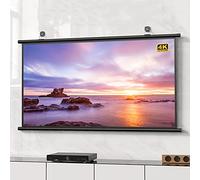 KADEUX Schermo di Proiezione A Parete 60 Pollici, Schermo Manuale HD per Proiezione, Schermo per Proiettore Interni/Esterni, Home Cinema 3D 4K Telo da Videoproiettore, 16:9 4:3 Formato (Size : 60inch