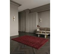 KADIMA DESIGN Tappeto camera da letto Unifarben Elegante Facile da pulire Moderno Lavabile Resistente Durevole Rosso 240x340 cm Camera da letto Testato per sostanze nocive | MAIN