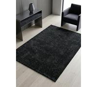 KADIMA DESIGN Tappeto design Colore uniforme Senza tempo Facile da pulire Pratico Lavabile Durevole Resistente Antracite 140x200 cm Soggiorno Corridoio Asciugatura rapida | MAIN