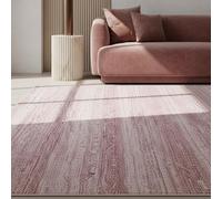 KADIMA DESIGN Tappeto Design Monocolore Senza Tempo Facile da Pulire Pratico Lavabile Resistente Durevole Rosa Acceso 160x230 cm Soggiorno Corridoio Certificato OEKO-TEX | INN