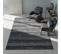 KADIMA DESIGN Tappeto di design Monocolore Senza tempo Facile da pulire Pratico Lavabile Resistente Durevole Grigio 160x230 cm Soggiorno Corridoio OEKO-TEX Certificato | INN