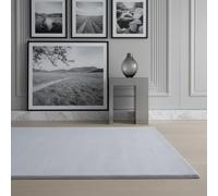 KADIMA DESIGN Tappeto Esterno Interno Resistente UV Lavabile Argento 60x110 cm Terrazzo Balcone Resistente alle Intemperie | NECKAR