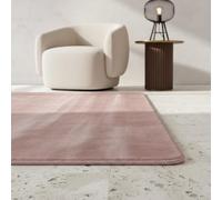 KADIMA DESIGN Tappeto Moderno Tinta Unita Elegante Facile da Pulire Versatile Lavabile Resistente Di Alta Qualità Rosa 80x150 cm Camera da Letto Sala da Pranzo Asciugatura Rapida | ISAR