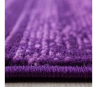 KADIMA DESIGN Tappeto pelo corto Monocolore Elegante Facile da pulire Moderno Lavabile Durevole Longevo Passatoia Viola 80x300 cm Soggiorno Sala da pranzo Adatto al riscaldamento a pavimento | INN