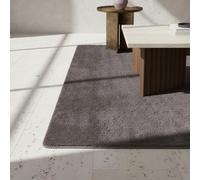 KADIMA DESIGN Tappeto Pelo Corto Monocolore Elegante Facile da Pulire Moderno Lavabile Resistente Durevole Grigio 80x150 cm Salotto Sala da Pranzo Antiscivolo OEKO-TEX | ISAR