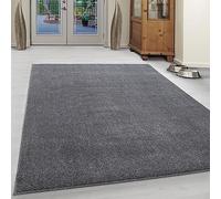 KADIMA DESIGN Tappeto Pelo corto Unifarben Elegante Facile da pulire Moderno Lavabile Resistente Durevole Grigio chiaro 80x150 cm Soggiorno Sala da pranzo OEKO-TEX Certificato | MAIN