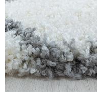 KADIMA DESIGN Tappeto Pelo lungo Scandinavo Moderno Soffice Accogliente Lavabile Durevole Resistente Passatoia Crema 80x250 cm Camera da letto Salotto OEKO-TEX Riscaldamento a pavimento | RONDA