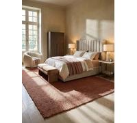 KADIMA DESIGN Tappeto salotto bouclé poliestere Terracotta 120x170 cm