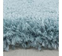 KADIMA DESIGN Tappeto soffice monocromatico senza tempo extra morbido soffice lavabile robusto resistente passatoia blu 80x250 cm soggiorno corridoio OEKO-TEX certificato | SALZACH