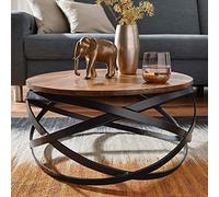 KADIMA DESIGN Tavolino in legno massiccio tavolo del salotto