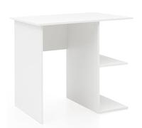 KADIMA DESIGN WL5.757 - Scrivania per computer, 82 x 60 x 76 cm, piccolo computer portatile, senza ruote, tavolo da ufficio con ripiano, piccolo tavolo da cucito moderno