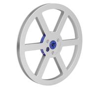 Kadimendium Bobina di Nastro Metallico Universale in Alluminio NAB da 7 Pollici Durevole per la Registrazione di Nastri Sonori Perfetta per Nastri da 1/4 di Pollice (Argento)