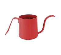 Kadimendium Bollitore per caffè Versato Bollitore a Collo di Cigno Durevole in Acciaio Inossidabile per Viaggi in Ufficio a Casa 250 Ml (Rosso)