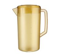 Kadimendium Brocca per L'Acqua con Coperchio Brocca in Plastica con Contrassegni di Misurazione per tè Freddo Acqua Fredda Vino Succo di Latte Bevanda 3,5 L 5 L Opzionale (5000ml)