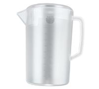 Kadimendium Brocca per L'Acqua con Coperchio Brocca in Plastica con Contrassegni di Misurazione per tè Freddo Acqua Fredda Vino Succo di Latte Bevanda 3,5 L 5 L Opzionale (5000ml)