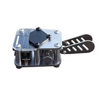 Kadimendium Chiave Codice Morse CW Chiave Telegrafica Automatica a Doppia Paletta con Regolabile e Base Magnetica per Principianti e Professionisti PCB in Acciaio Inossidabile 95 X 55 X 30 Mm