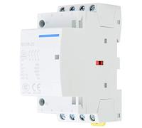 Kadimendium Contattore CA Domestico, 4P 20A 2NO 2NC 24V 220V Montaggio su | Materiale Isolante Superiore, Design Modulare Compatto, Guida DIN da 35 Mm, Tensione Nominale 400 V CA, Schema Elettrico