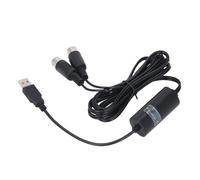 Kadimendium Convertitore Cavo MIDI a USB Adattatore Robusto da 5 Piedi per Strumenti Elettronici e PC