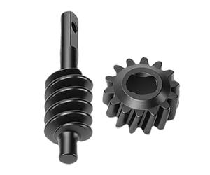 Kadimendium Ingranaggio Differenziale in Acciaio 2T 14T Sostituzione Durevole per Auto Cingolata SCX30 1/30 RC, Ingranaggio a Spirale per Prestazioni Migliorate
