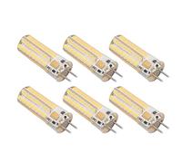 Kadimendium Lampadina LED GY6.35, Lampadina a Mais da 7 W a 360 Gradi, AC DC 12 V 700 Lm per Lampade a Soffitto a Sospensione, Silicone, ca. 57×17 Mm (Luce calda)