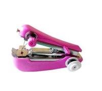 Kadimendium Macchina da Cucire Portatile Mini Cucitrice Manuale Portatile Compatta e Resistente per Viaggi Domestici di Artigianato Fai-da-te 1 unità (Rosa)