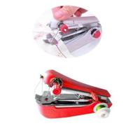 Kadimendium Macchina da Cucire Portatile Mini Cucitrice Manuale Portatile Compatta e Resistente per Viaggi Domestici di Artigianato Fai-da-te 1 unità (Rosso)