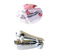 Kadimendium Macchina da Cucire Portatile Mini Cucitrice Manuale Portatile Compatta e Resistente per Viaggi Domestici di Artigianato Fai-da-te 1 unità (Bianca)