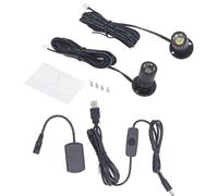 Kadimendium Mini Faretto Dimmerabile Faretto LED da 5 V Piccolo Faretto USB per Vetrina per Gioielli (Luce bianca)