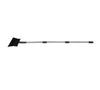 Kadimendium Pala per la Pulizia del Giardino da 27 Cm Strumento per Rimuovere il Ghiaccio Resistente con Manico Regolabile per Uso Invernale in Acciaio Inossidabile