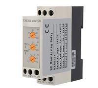Kadimendium Relè di Protezione Sottotensione Sovratensione, 12V 24V 36V | Montaggio su Guida Din da 35 Mm, Monitoraggio in Tempo Reale, Ritardo di Azione Regolabile, 2 Set di Contatti NO/NC, per