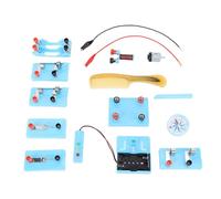 Kadimendium Scatola per Esperimenti Sui Circuiti, Kit di Circuiti Paralleli Serie Coinvolgente per Divertimento Educativo, Perfetto per L'apprendimento dei Bambini, Materiali Plastici e Metallici