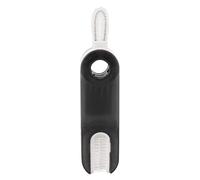 Kadimendium Spazzola Multifunzionale per Pulizia Fessure per Capezzoli, Spazzola per Coperchio Bottiglia 3 in 1, Pulizia Delicata per Coperchi Tazza, Compatta e Raffinata (Grigio)