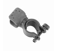 Kadimendium Supporto per Torcia Regolabile per Ciclismo, Staffa a Clip Leggera e Robusta per Manubrio Anteriore, Design in Plastica Portatile, Adatto a Varie Dimensioni
