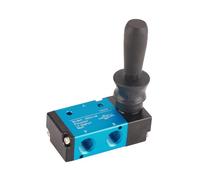 Kadimendium Valvola Pneumatica a Leva Manuale a 2 Posizioni a 3 Vie per il Controllo Dell'aria, 100% Nuova e di Alta qualità, Adatta per Controllare il Flusso D'aria in Varie Situazioni