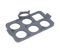 Kadimendium Vassoio per Uova in Silicone Antiaderente con 6 Anelli Rimovibili per Pancake, Resistente Al Calore per la Famiglia, Silicone