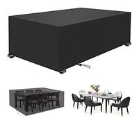 KADING Copertura per Mobili da Giardino, 135x90x80cm Copertura Tavolo Esterno, Copertura Mobili Giardino, Impermeabile Copri Tavolo Copridivano Oxford 420D per Coperture per Arredo Esterno, Anti-UV