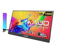 Kado Monitor portatile per laptop, 15,6" IPS 1920x1080 HDMI Dual USB Type-C Second Display Ergo Stand Altoparlanti integrati per PC, Mac, Tablet, Modalità Dex mobile, Xbox, PS4/PS5 e Switch