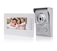 Kadongli KDL Videocitofono interno casa Smart Home Video Citofono 7inch Video citofono campanello Telefono, Impermeabile Telecamera esterna con monitor da 7 pollici per Villa (1 Monitor)