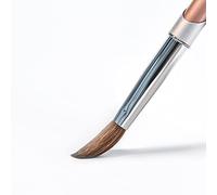 KADS Kolinsky 100% Sable Acrilico Pennello per Unghie Pennello per Applicazioni Acriliche Testa Rotonda Piegato Nail Art Pennello Manicure Strumento (14#)