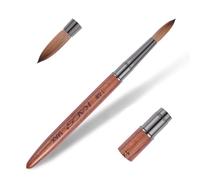 KADS Kolinsky Pennello per unghie in legno rosso MAX Kolinsky pennello per unghie in legno rosso di alta qualità per polvere acrilica liquida Kolinsky Sable acrilico Brush MAX