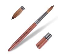KADS Kolinsky Pennello per unghie in legno rosso MAX Kolinsky pennello per unghie in legno rosso di alta qualità per polvere acrilica liquida Kolinsky Sable acrilico Brush MAX