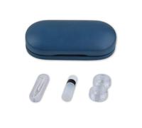 KADSXIYA 1 set portatile Contatti Lenes Caso Prevenzione Polvere Beauty Pupil Contenitore Uso quotidiano Contatti Caso per la casa e all'aperto (BL)