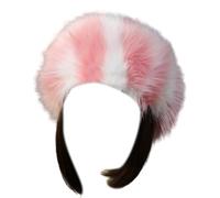 KADSXIYA Cappello da donna senza tesa multicolore in finta pelliccia fascia elegante individuali